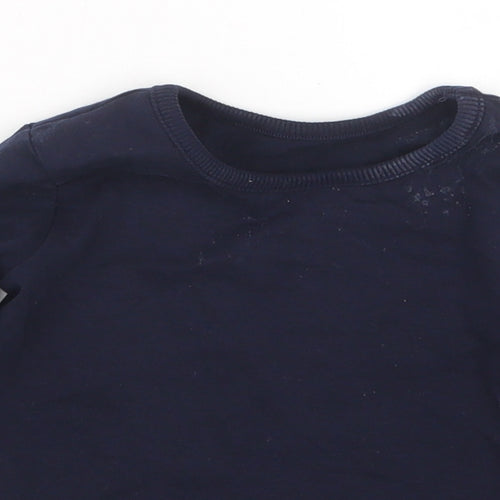 George Boys Blue   Basic T-Shirt Size 9-12 Months