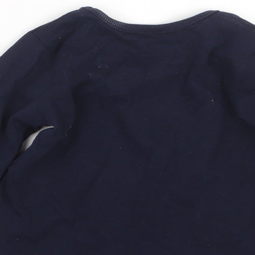 George Boys Blue   Basic T-Shirt Size 9-12 Months