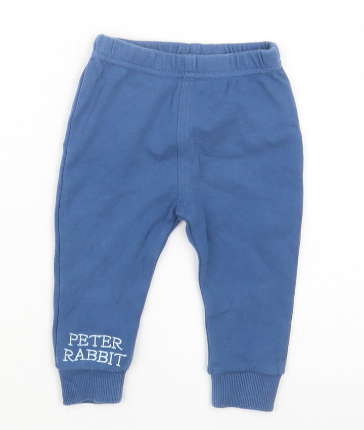 M&Co Boys Blue   Capri Trousers Size 3-6 Months  - Peter Rabbit