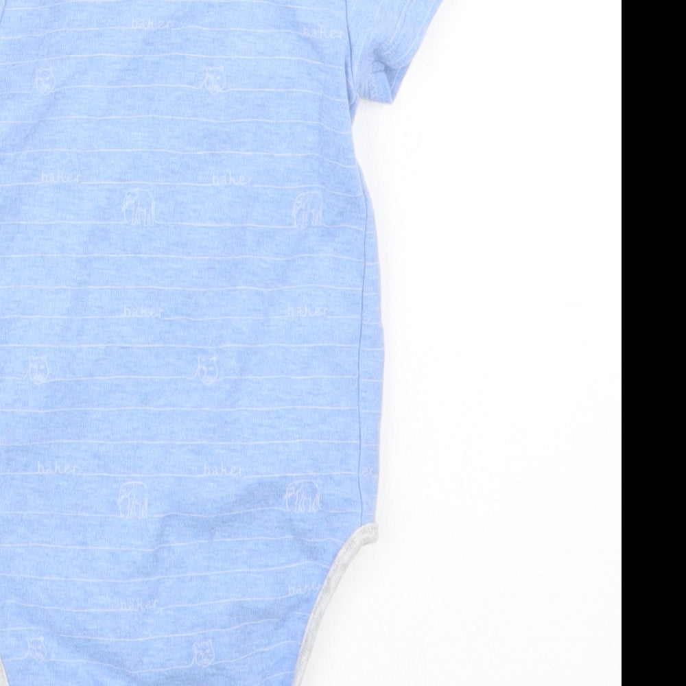 Ted Baker Boys Blue Batik  Babygrow One-Piece Size 6-9 Months