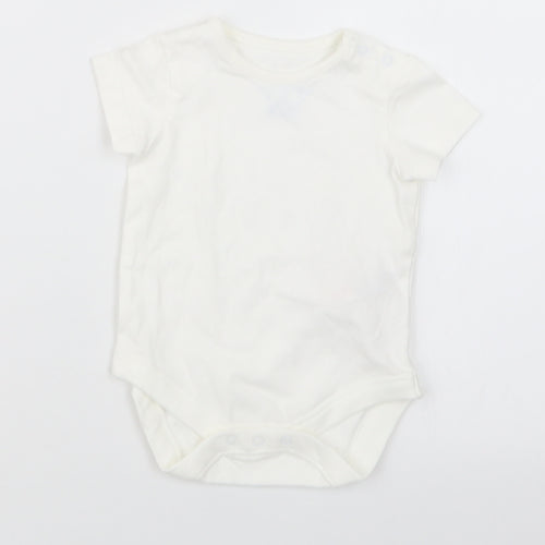 F&F Baby White   Babygrow One-Piece Size 0-3 Months