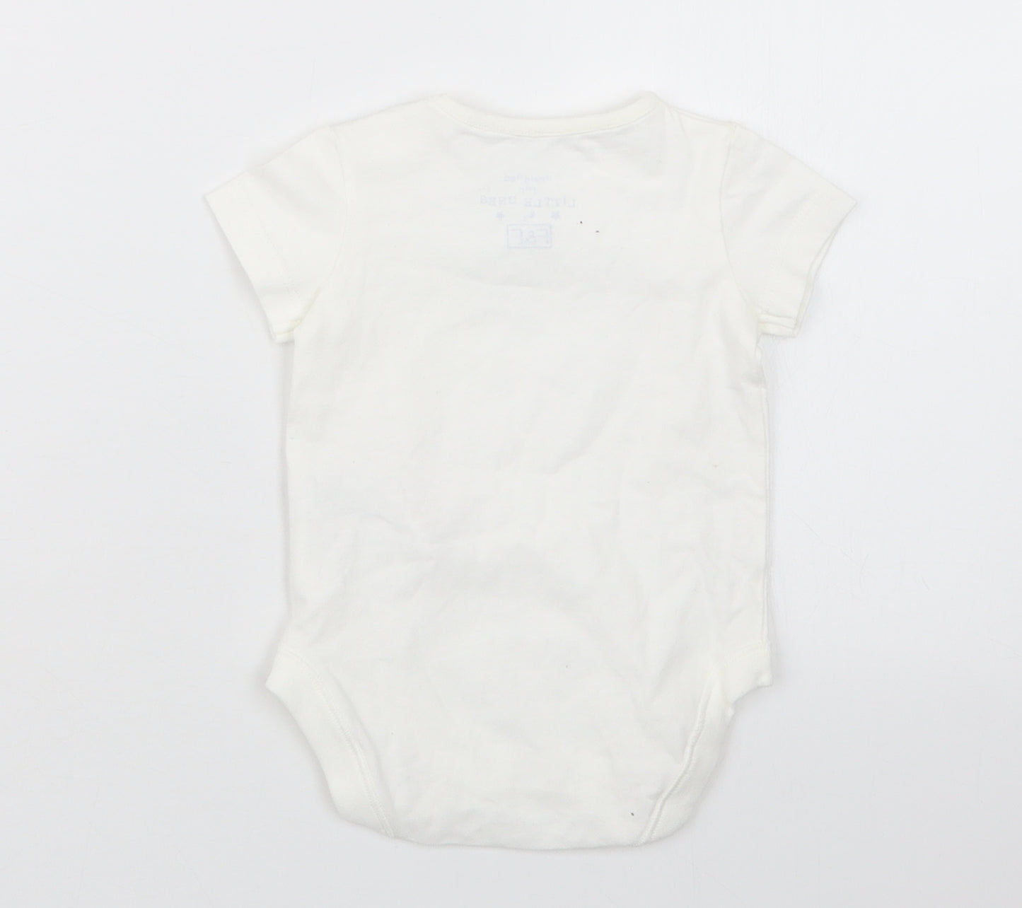 F&F Baby White   Babygrow One-Piece Size 0-3 Months