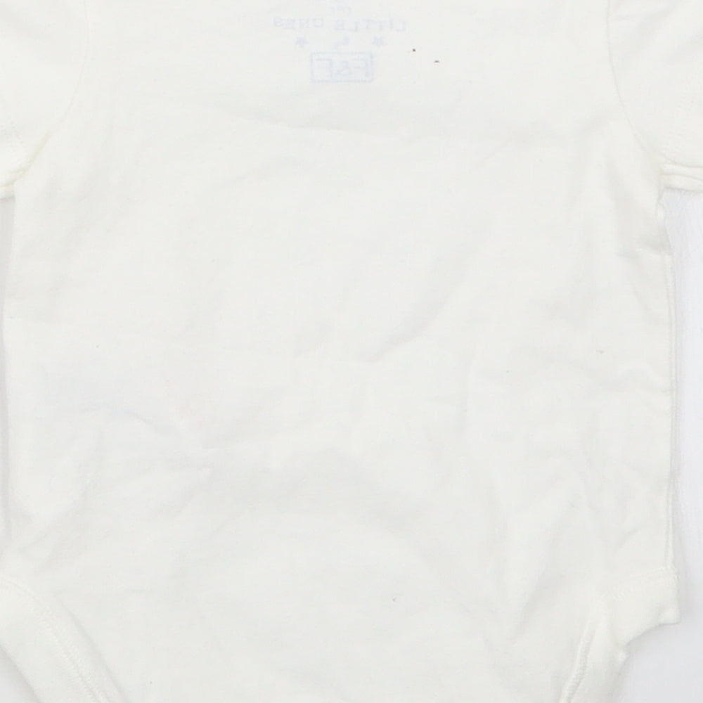 F&F Baby White   Babygrow One-Piece Size 0-3 Months