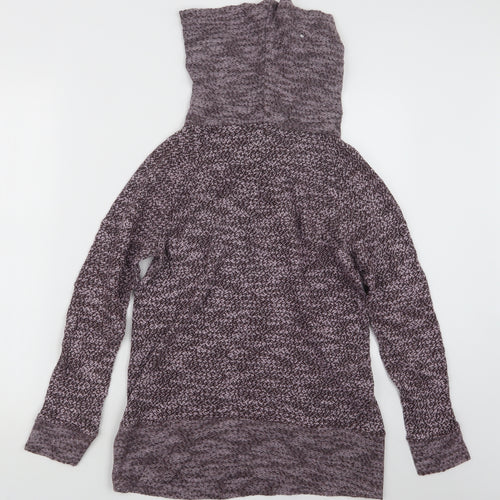 LOFT Womens Purple  Knit Pullover Jumper Size S
