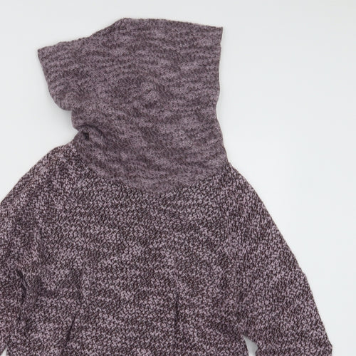 LOFT Womens Purple  Knit Pullover Jumper Size S