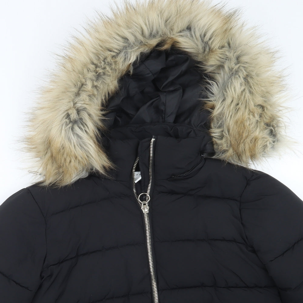 Topshop Womens Black   Jacket Coat Size 10