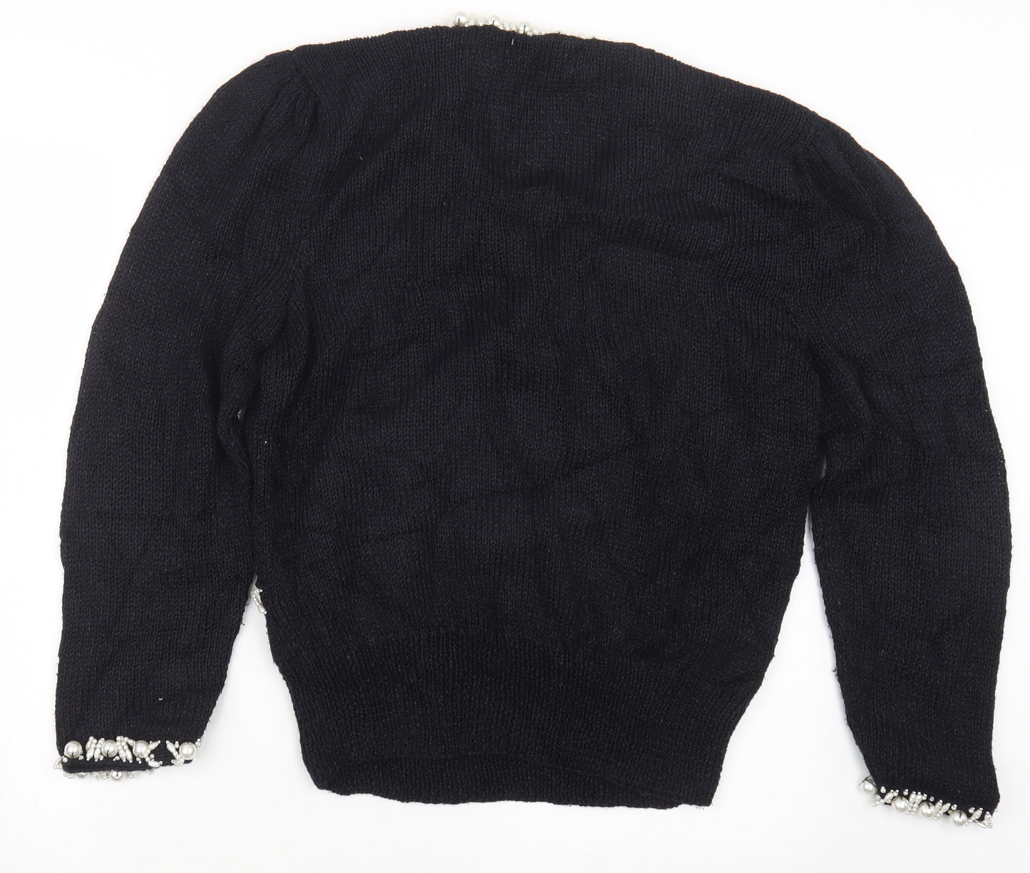 Magnolia Womens Blue  Knit Pullover Jumper Size M