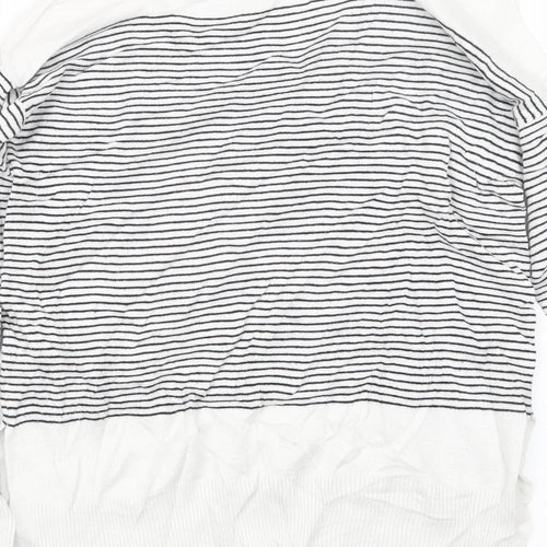Atmosphere Womens Black Striped Knit Pullover Jumper Size 8