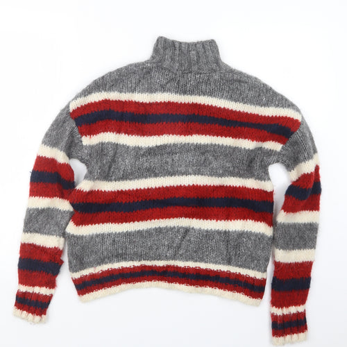 Primark Womens Grey  Knit Pullover Jumper Size 4