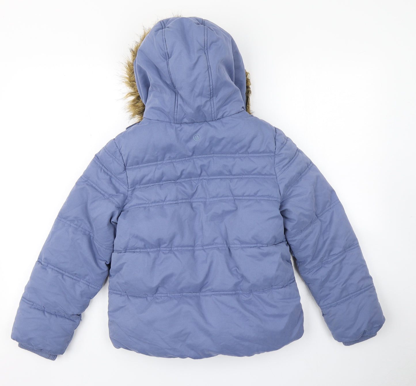 Fatface Girls Blue   Parka Coat Size 10-11 Years