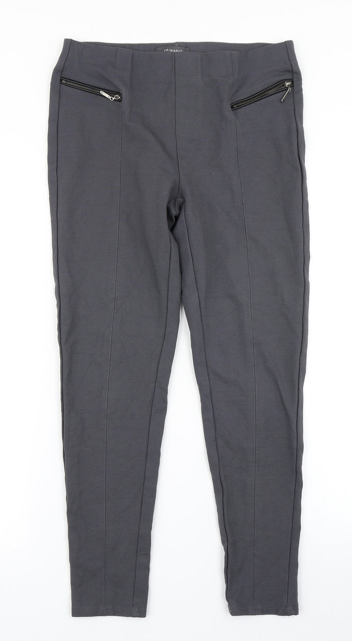 Primark Womens Grey Capri Leggings Size S L24 in