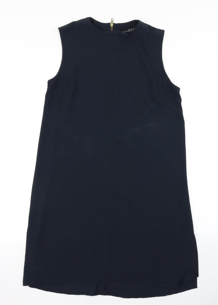 Atmosphere Womens Blue A-Line Size 14