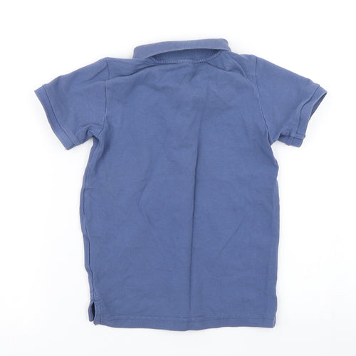 H&M Boys Blue   Basic Polo Size 2-3 Years