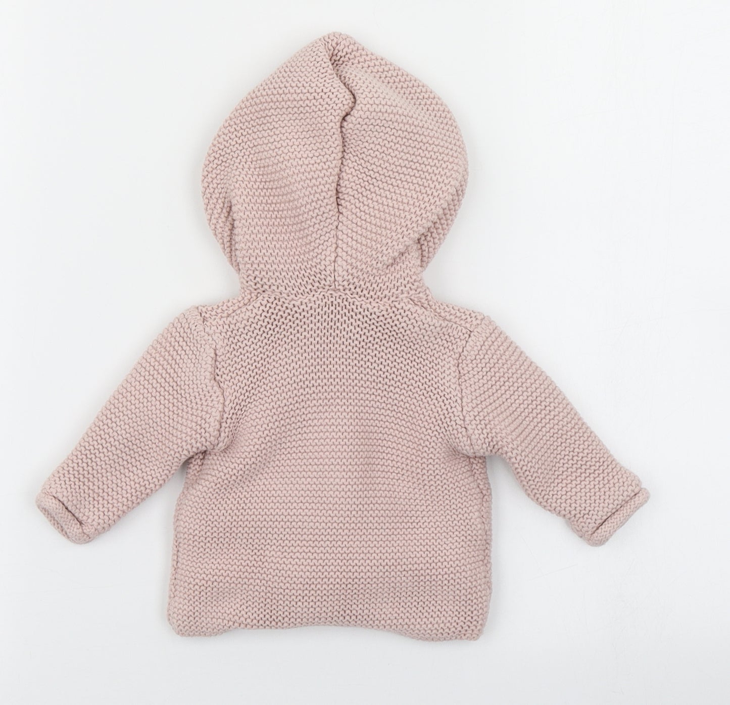 George Girls Pink  Knit Cardigan Jumper Size 0-3 Months