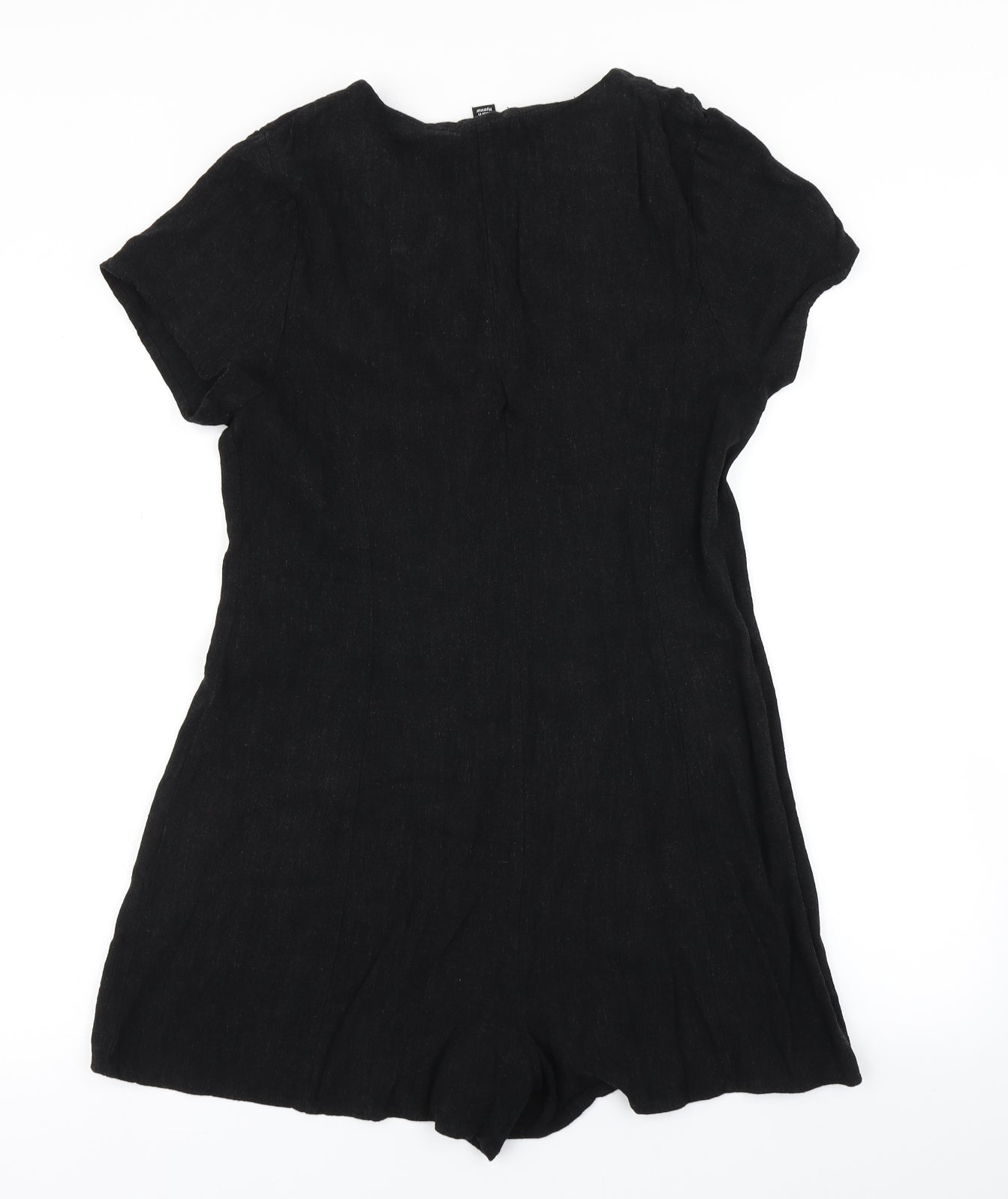 New Look Womens Black   Playsuit One-Piece Size 10