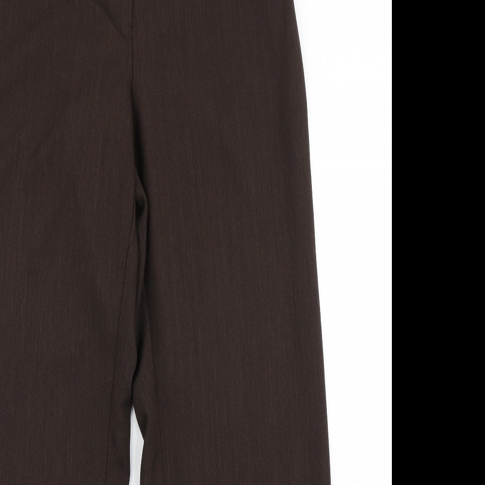 AMARANTO Womens Brown   Dress Pants Trousers Size 16 L31 in