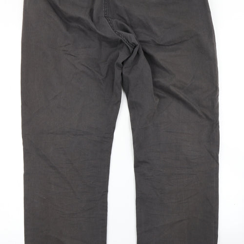Red Herring Mens Black   Chino Trousers Size 36 in L26 in