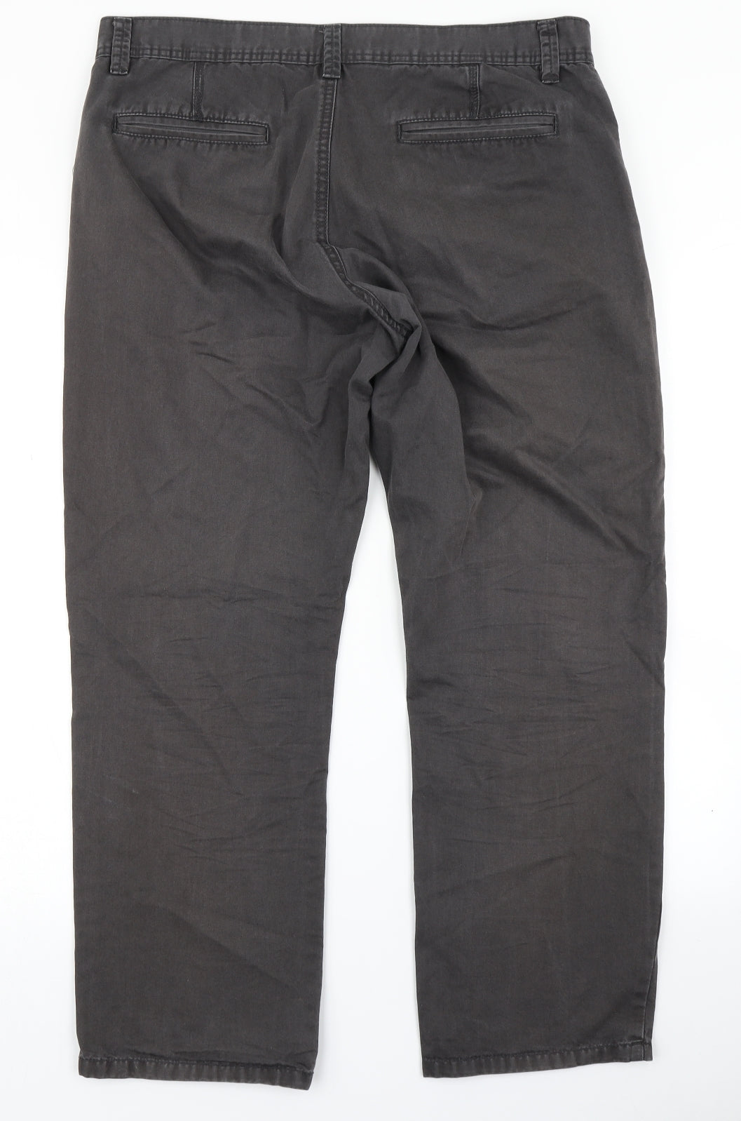 Red Herring Mens Black   Chino Trousers Size 36 in L26 in