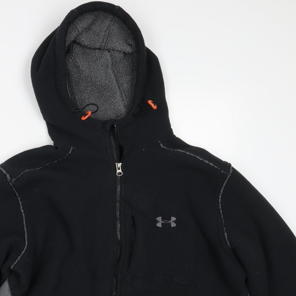 Under Armour  Mens Black   Full Zip Hoodie Size M