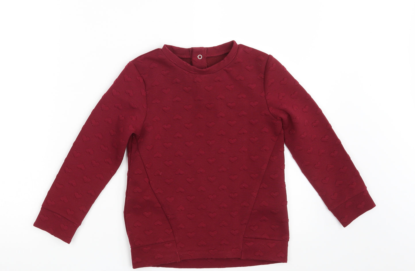 Nutmeg Girls Purple   Pullover Jumper Size 5-6 Years