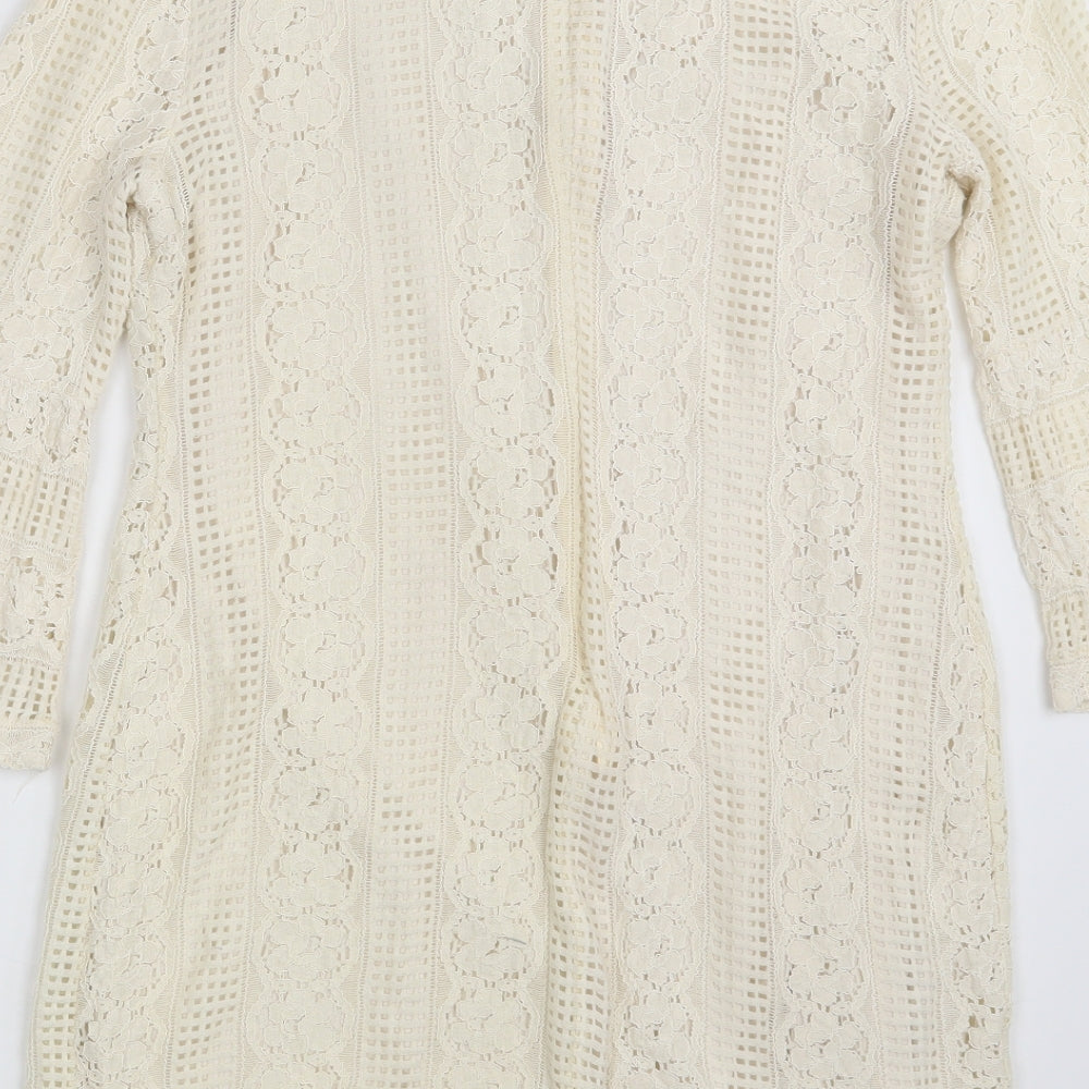 Atmosphere Womens Ivory Fair Isle  A-Line  Size 12