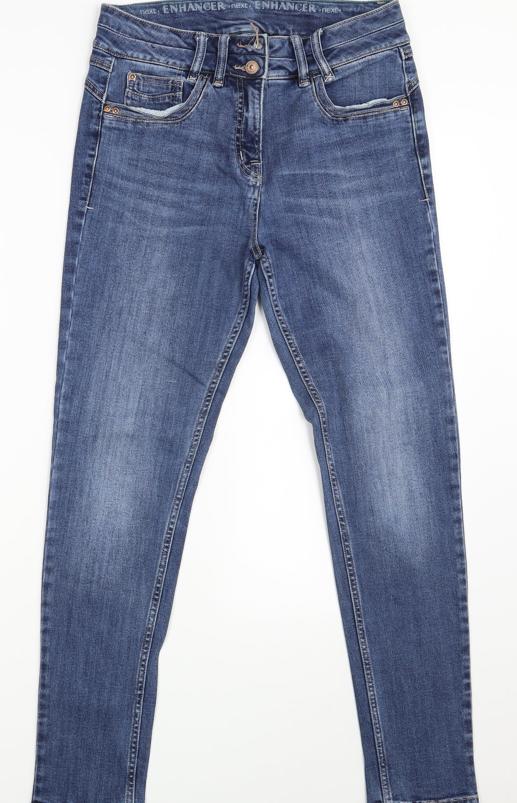NEXT Womens Blue  Denim Skinny Jeans Size 12 L29 in