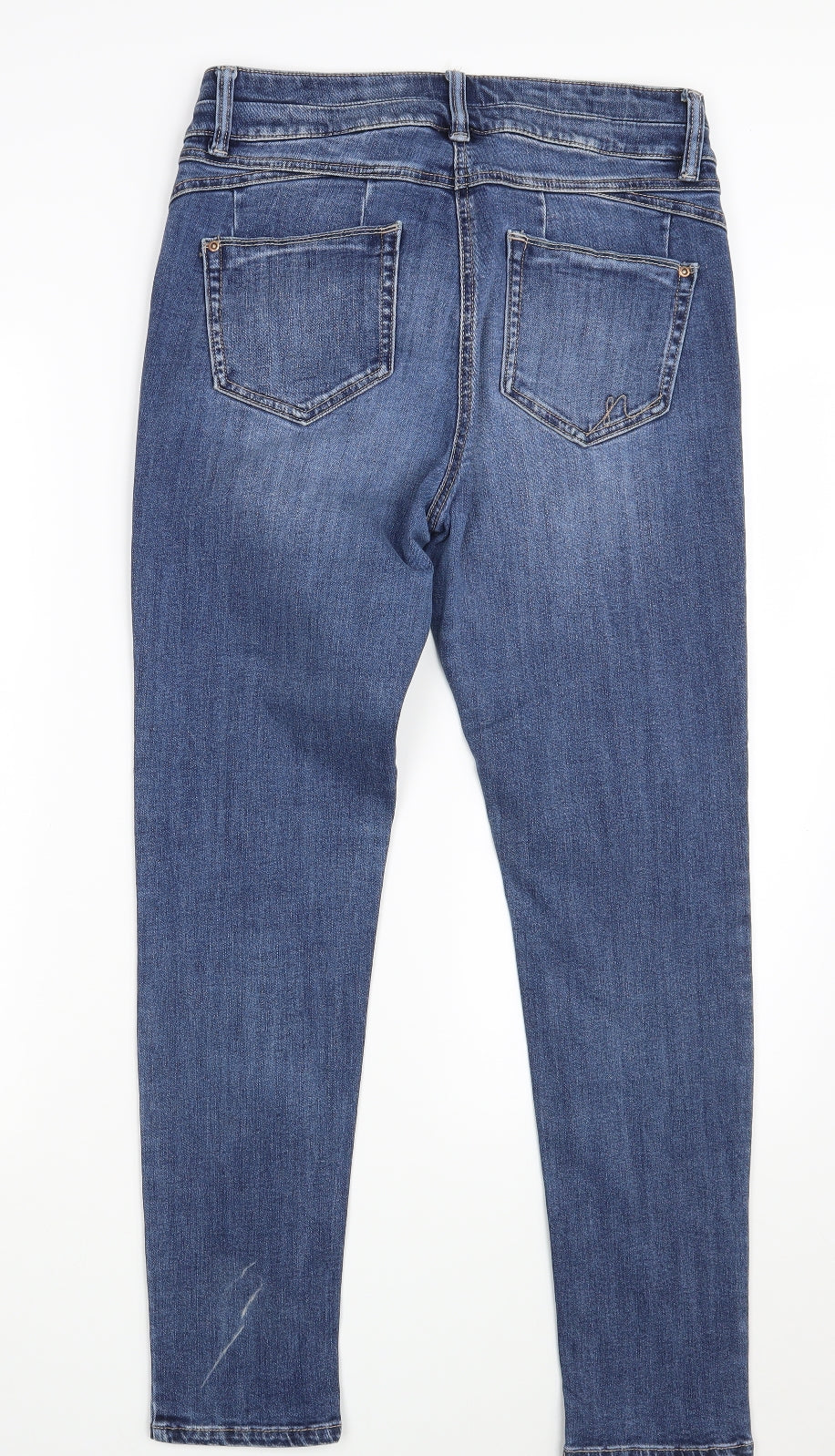 NEXT Womens Blue  Denim Skinny Jeans Size 12 L29 in