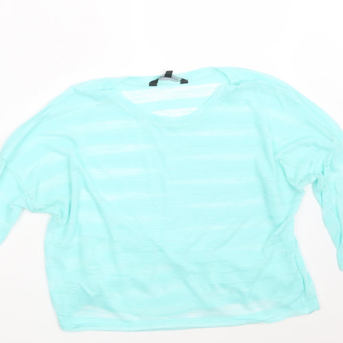 New Look Womens Green   Pullover Sweatshirt Size 14