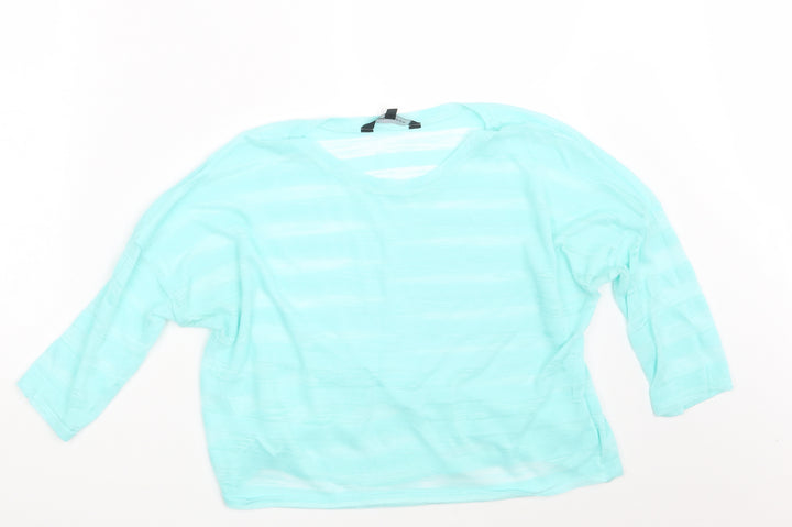 New Look Womens Green Pullover Sweatshirt Size 14