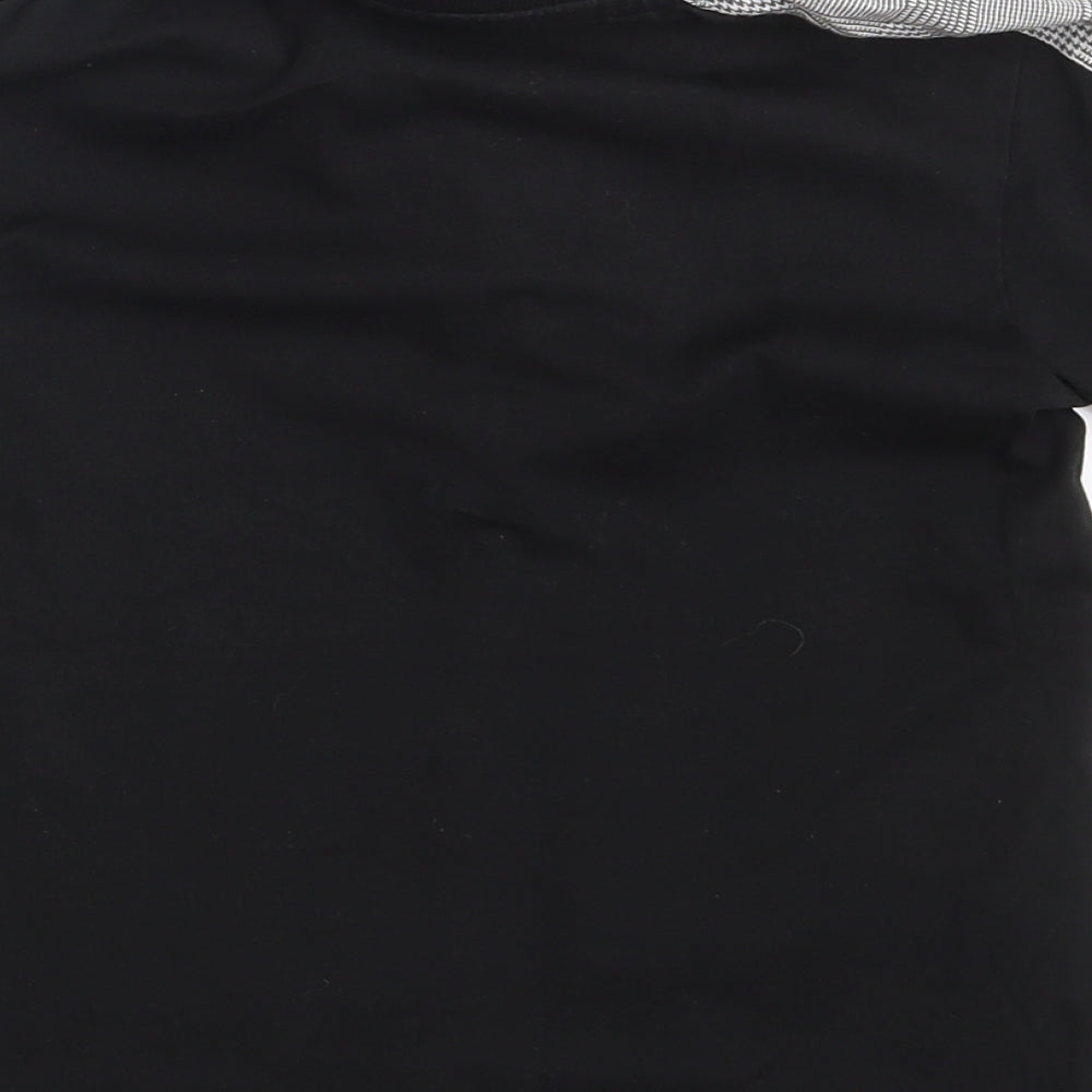 George Boys Black   Pullover Polo Size 6-7 Years