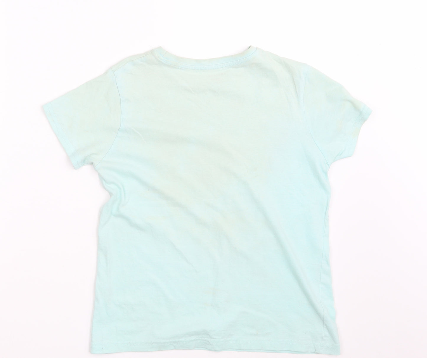 Primark Boys Blue   Basic T-Shirt Size 9-10 Years  - Fear Less
