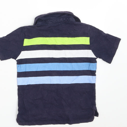 Gap Boys Blue Striped  Pullover Polo Size 4 Years