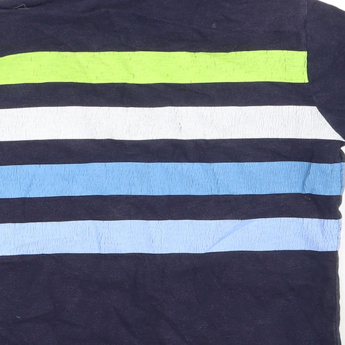 Gap Boys Blue Striped  Pullover Polo Size 4 Years