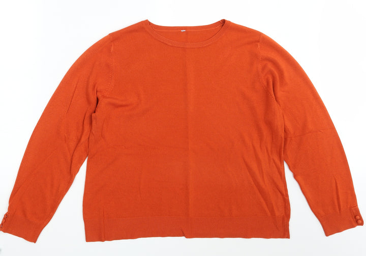 BHS Womens Brown Pullover Sweatshirt Size 20
