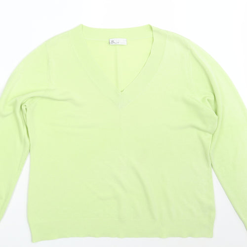 BHS Womens Green   Pullover Sweatshirt Size 20