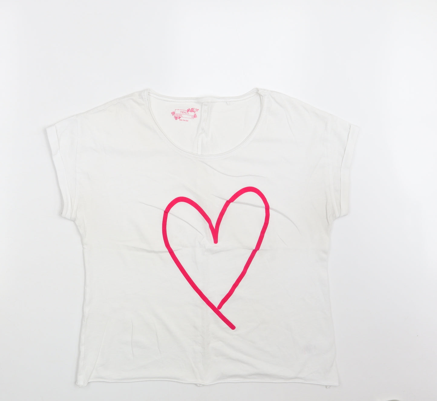 NEXT Womens White   Basic T-Shirt Size M