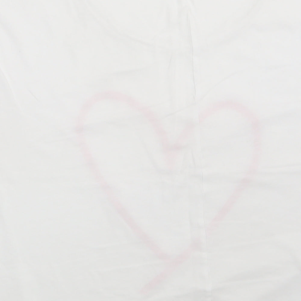 NEXT Womens White   Basic T-Shirt Size M