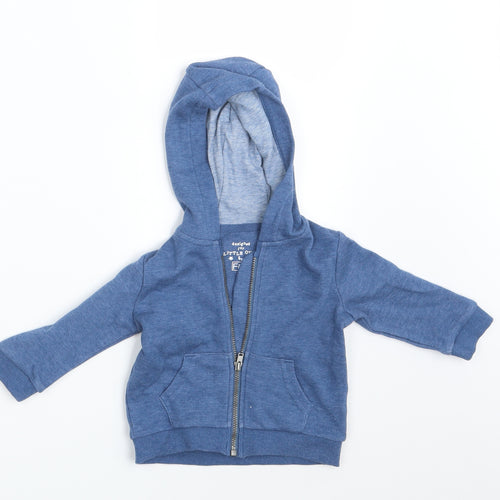 F&F Boys Blue   Full Zip Jumper Size 3-6 Months