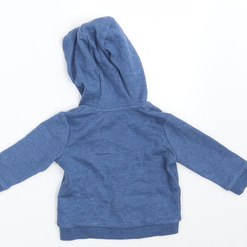 F&F Boys Blue   Full Zip Jumper Size 3-6 Months