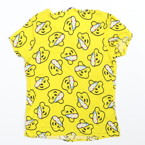George Womens Yellow   Basic T-Shirt Size S