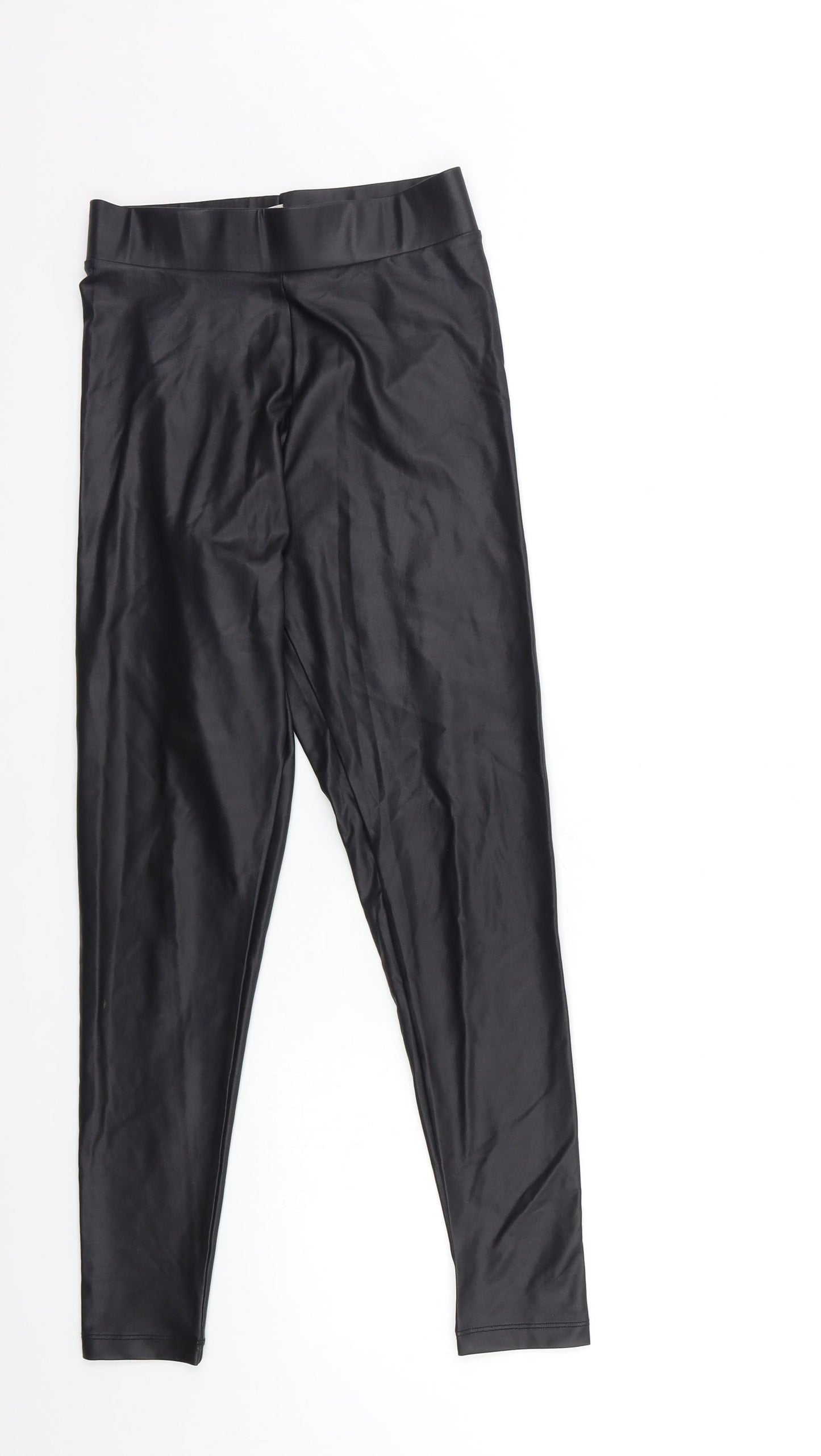 Topshop Womens Black   Trousers  Size 8 L26 in