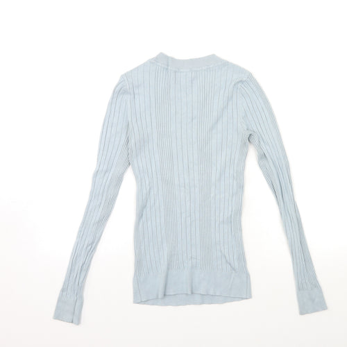 New Look Womens Blue  Knit Pullover Jumper Size 8