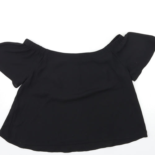 New Look Womens Black   Basic Blouse Size 8