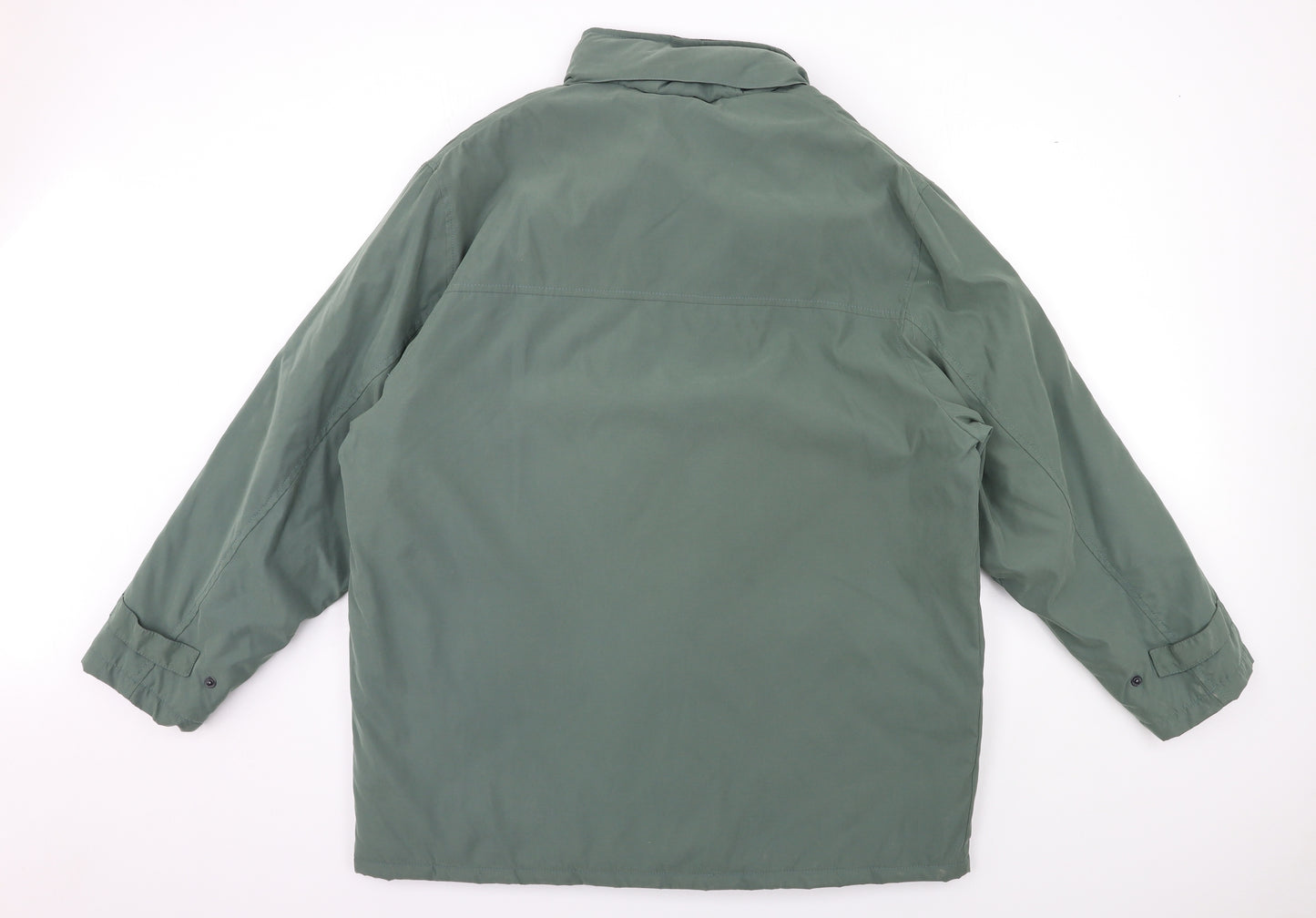Marks and Spencer Mens Green   Overcoat Coat Size XL