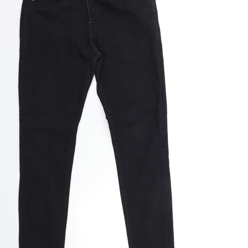 H&M Mens Black  Denim Straight Jeans Size 29 in L30 in