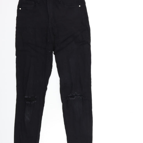 Preworn Womens Black  Denim Skinny Jeans Size S L29 in