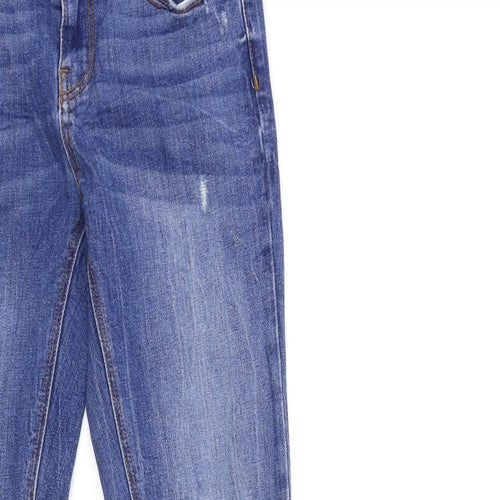 Zara Womens Blue  Denim Skinny Jeans Size 10 L28 in