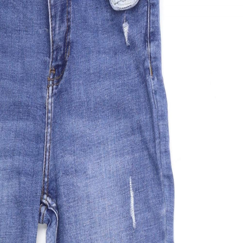 Denim & Co. Womens Blue  Denim Skinny Jeans Size 12 L27 in
