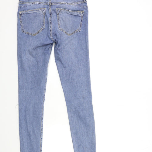 River Island Womens Blue  Denim Skinny Jeans Size 12 L30 in