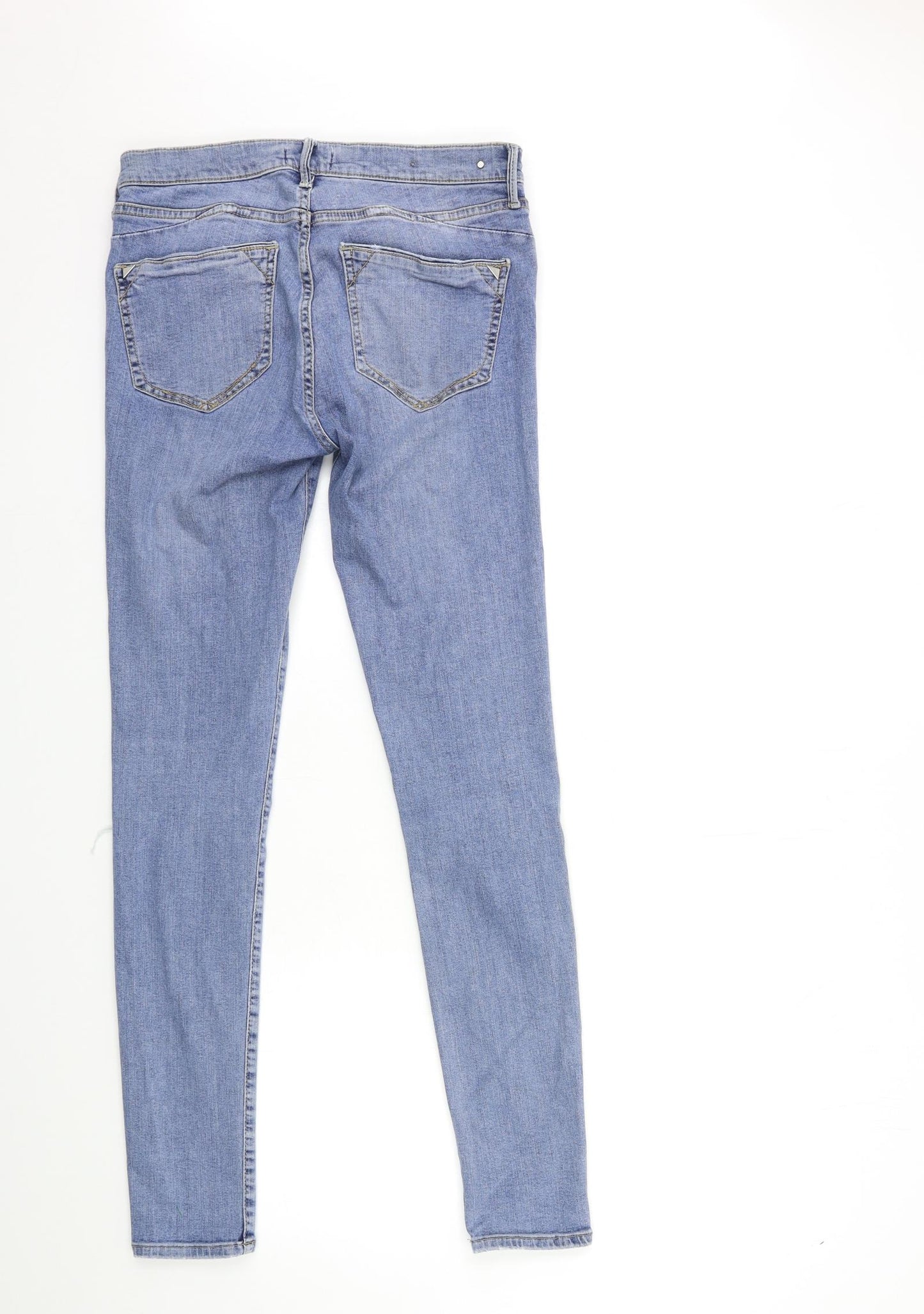 River Island Womens Blue  Denim Skinny Jeans Size 12 L30 in